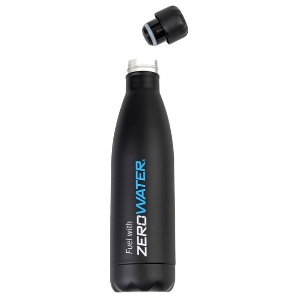 "On the go" ZeroWater drinking bottle black - Image 3